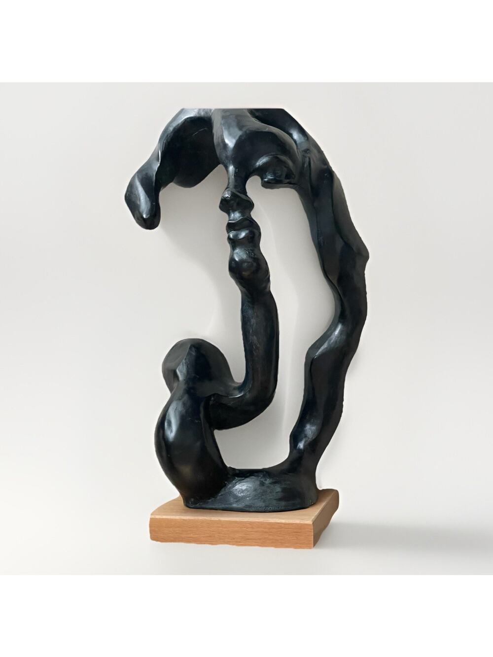 VTG Sculpture Klara Sever 1979 Austin Productions Large Portrait of a woman